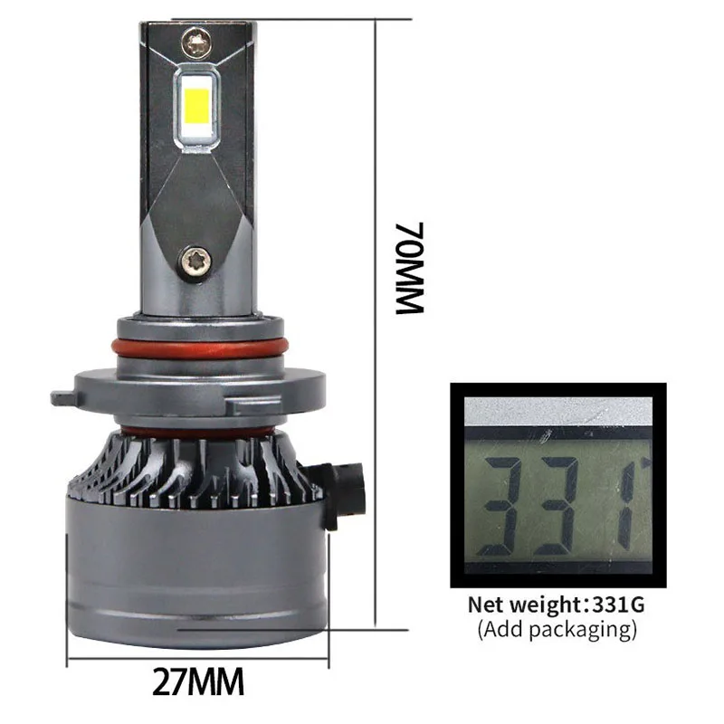 

Upgraded 12V 24V 45W LED Headlights, Easy Installation for All Car Models, 6000K H1 H4 HB3 HB4 H8 H9 H11 HIR2 880 881 H3 H27