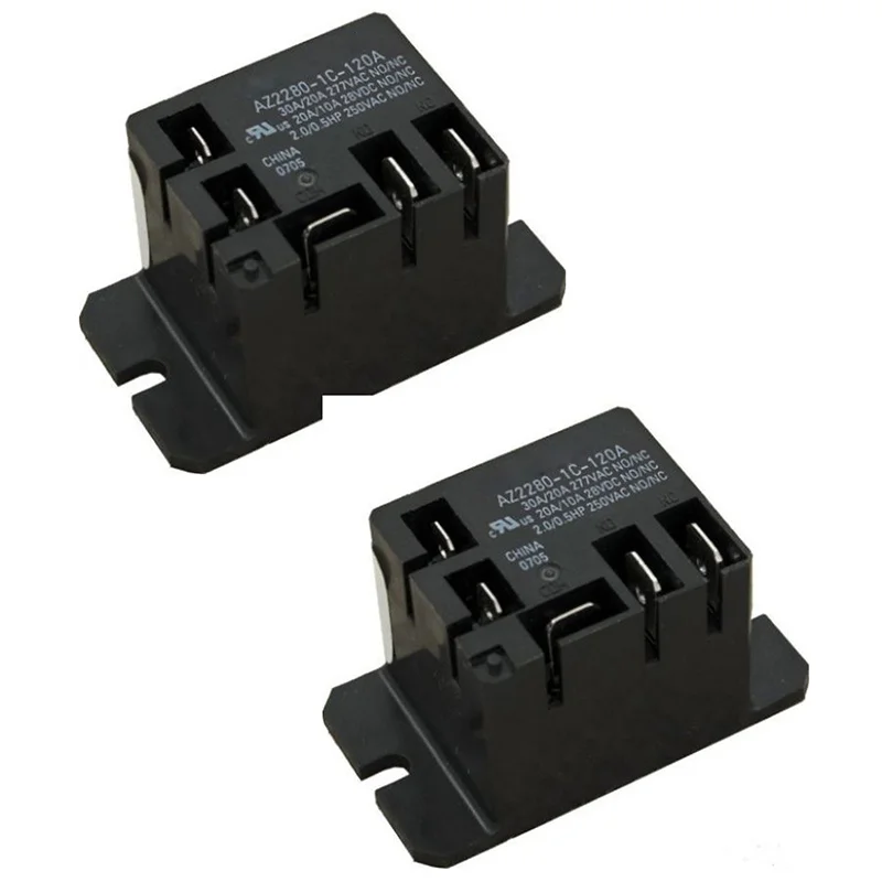 

Комплект из 2 реле мощности, SPDT, 30A, 115 в, Mini, 30A SPDT в