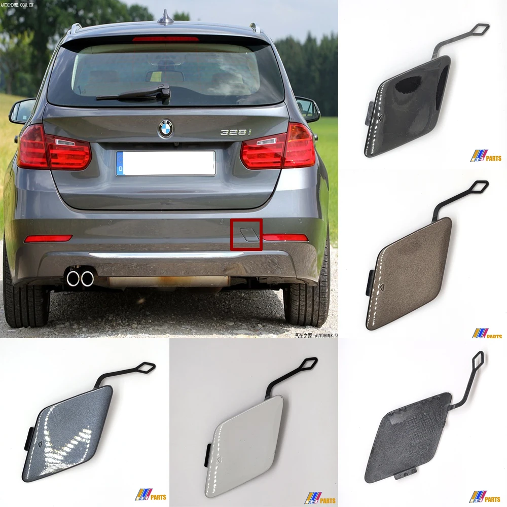 Montare 12-15 Bmw Serie 3 F31 Wagon Touring Estate Coperchio Traino Posteriore 51127312749
