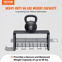 VEVOR Power Tool Organizer Rack 3 Layers Wall Mount Wrench Electric Drill Holder Heavy Duty Tool Shelf for Workshop Garage 2