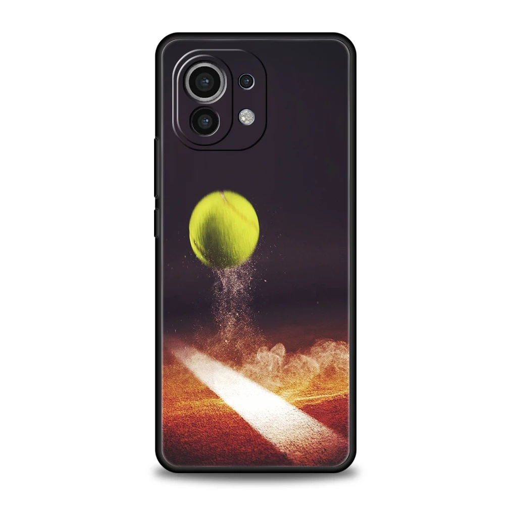 Tennis-Themed TPU Soft Phone Case Cover