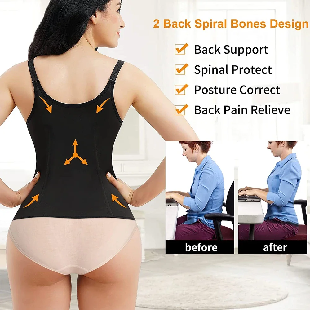 GOMOREON Maternity Support Belt Postpartum Waist Trainer Shapewear Recovery Waist Cincher