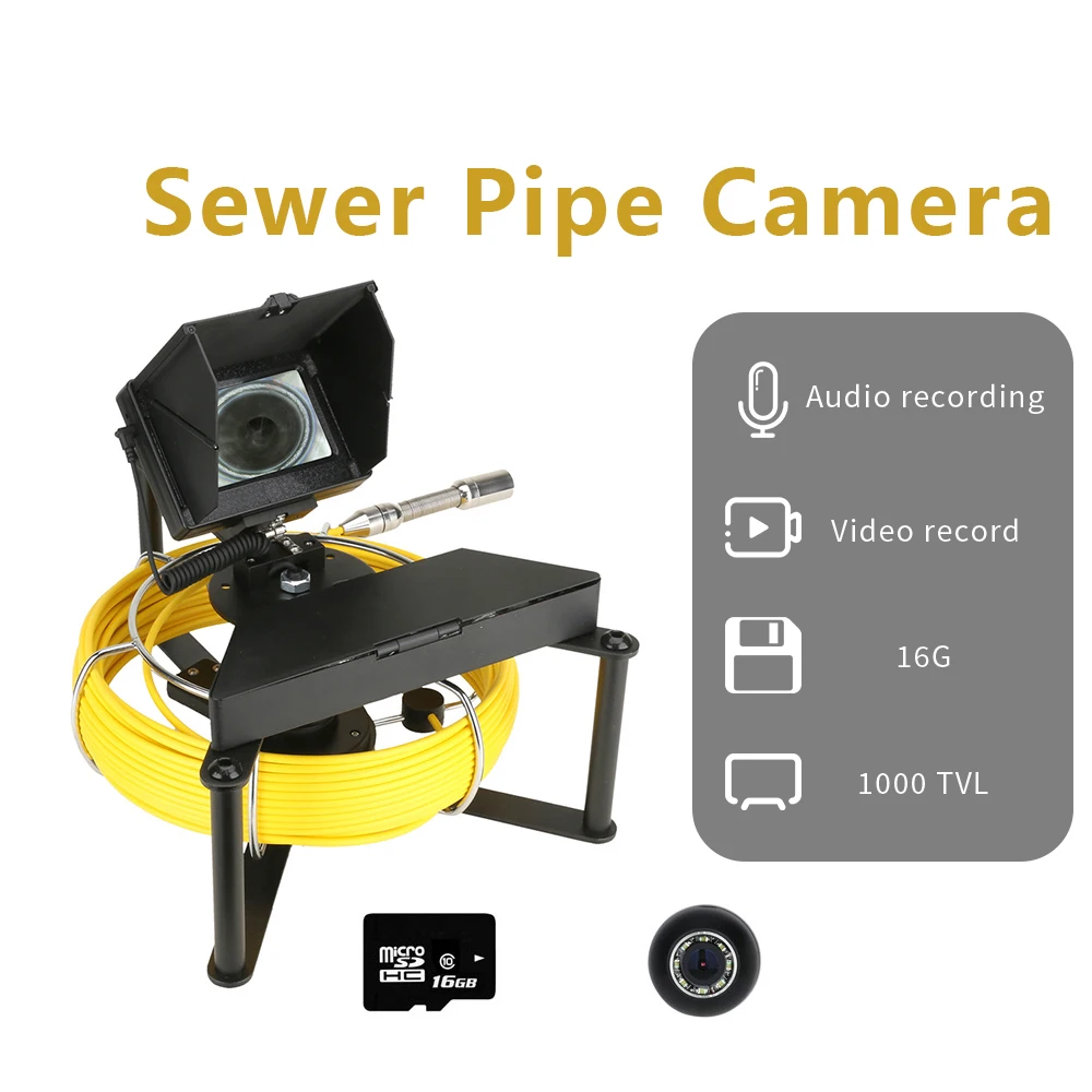 Drain Pipe Pipeline Inspection Video Camera  Sewer Pipe Inspection Cameras  - Endoscope Camera - Aliexpress