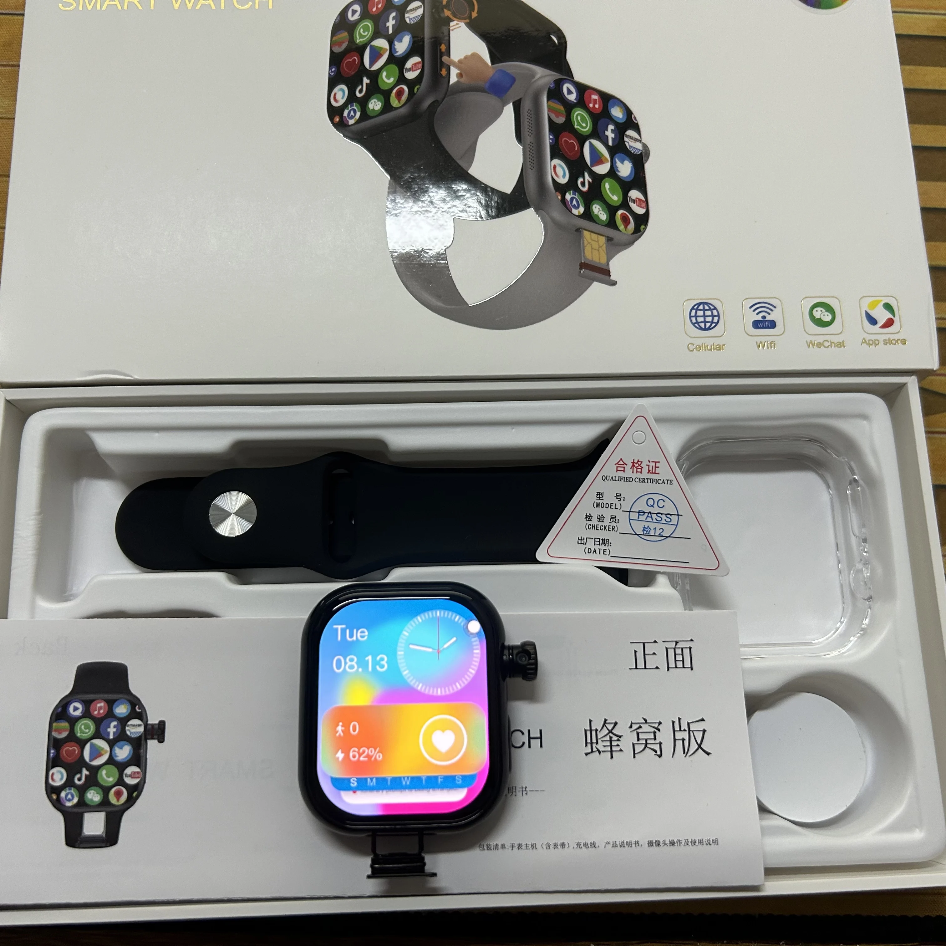 S36 Smart Watch with Cellular Card 16GB RAM AMOLED Display