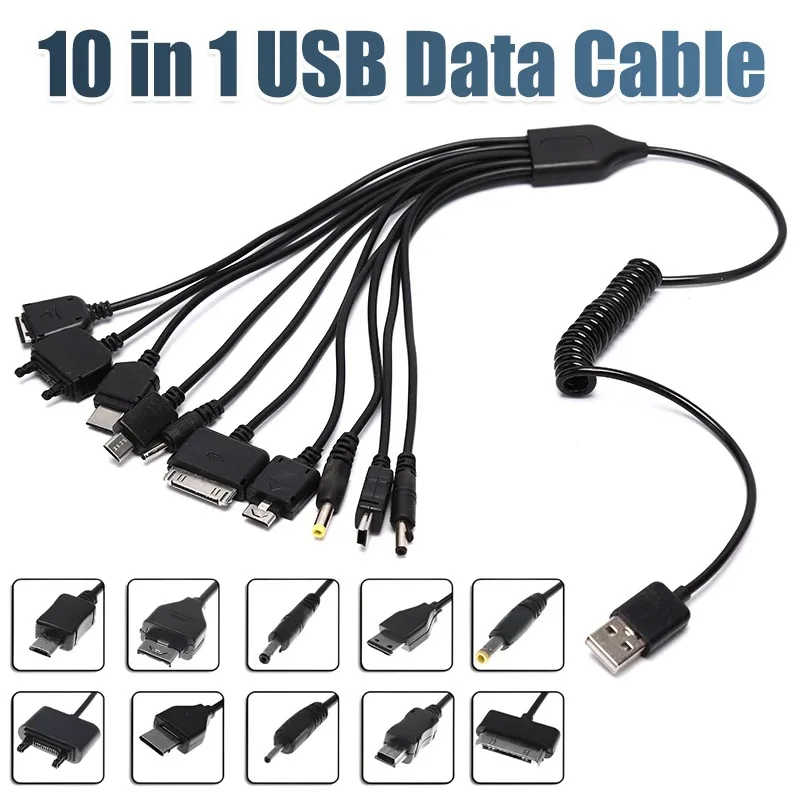 10 in 1 Micro USB Mobile Phone Charger Adapter Plug Usb Data Cable ...