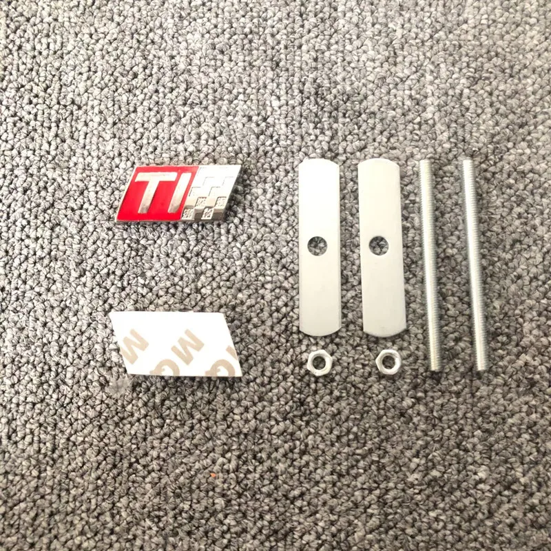 1Pcs 3D Metal Car Alfa Romeo TI Type Logo Front Hood Grille Badge Rear Emblem Tail Sticker Decals Auto Exterior Accessories