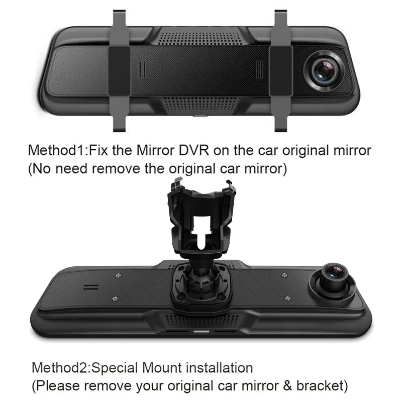 10'' Stream Rearview Mirror Camera 4G Android Car DVR HD 1080P Dash Cam ADAS GPS Wifi Auto Registrar DVRs H68