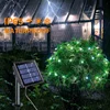 7m/12m/22m/32m LED Solar Light Outdoor Garden Fairy String Light Led Twinkle Waterproof Lamp for Christmas Patio Tree Party 6