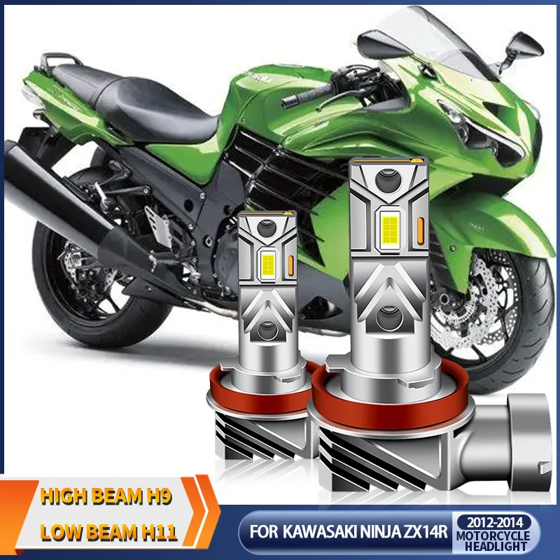 JAFIRST バイク LED H11/H9 兼用 Ninja ZX-6R 2灯送料無料！