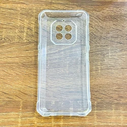 Premium Soft TPU Silicone Protective Phone Case - Durable Back Cover in Sleek Black Design for KingKong ES 3 (Transparent)