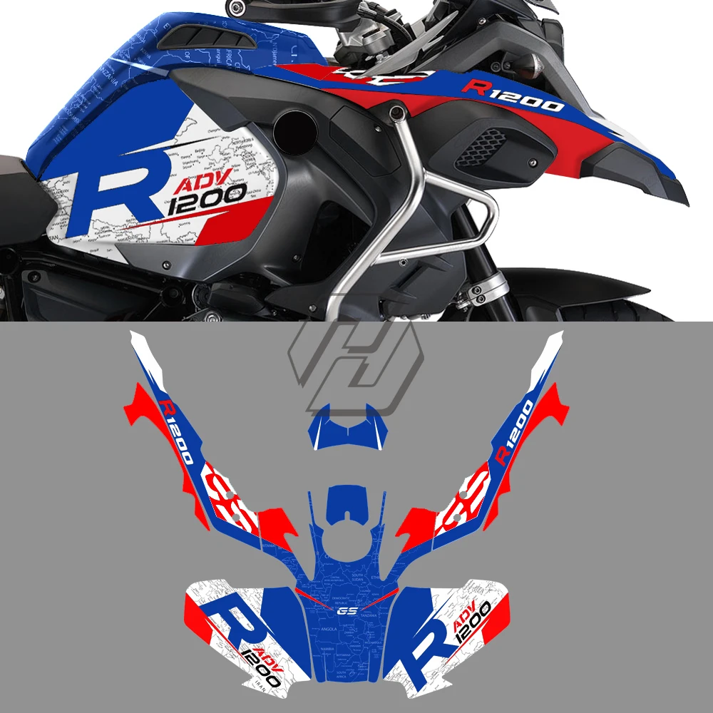 

R1200GS Adventure Motorcycle decoration Body Fairing Sticker Kit For BMW R1200GS Adventure R1200 ADV 2014 2015 2016 2017