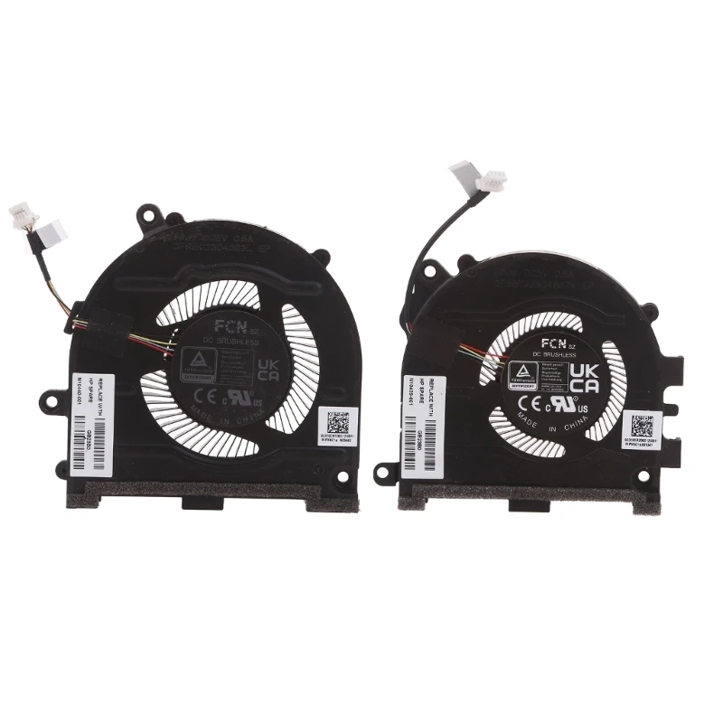 

CPU GPU Cooling Fans DC5V Laptop Radiator For 14 14-EH TPN-W154 N10439-001 Notebook Cooling Radiator Fan Original