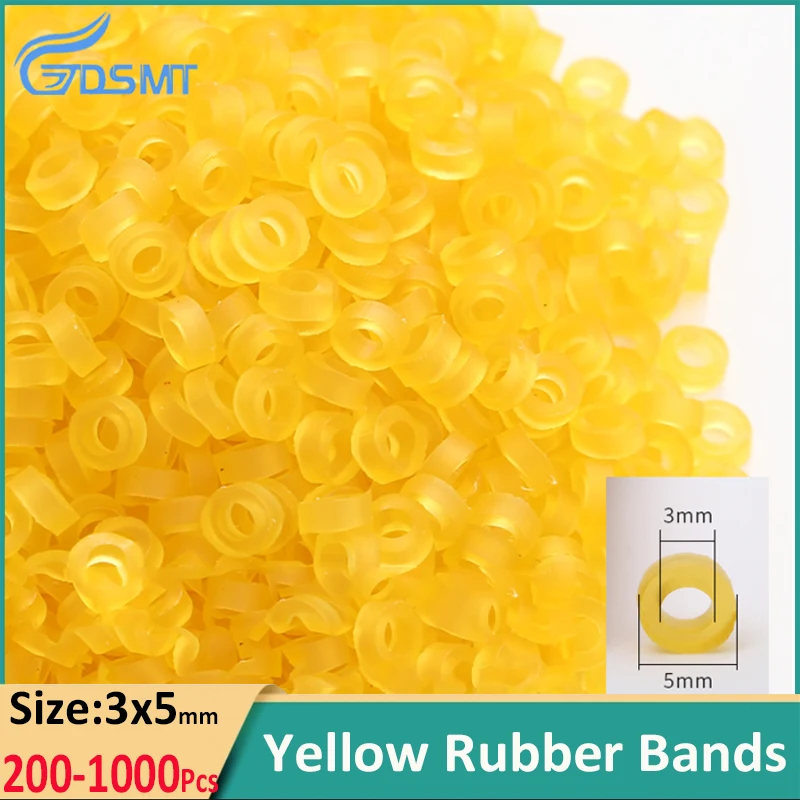 

Tiny Elastic Rubber Bands Granular Bait Stretchable Sturdy O Rings For Fishing 3*53*5mm