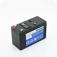 26 12V batterie au lithium 30Ah 18650 batterie Rechargeable pour énergie solaire véhicule électrique LED lumières batterie 12.6v chargeur 4