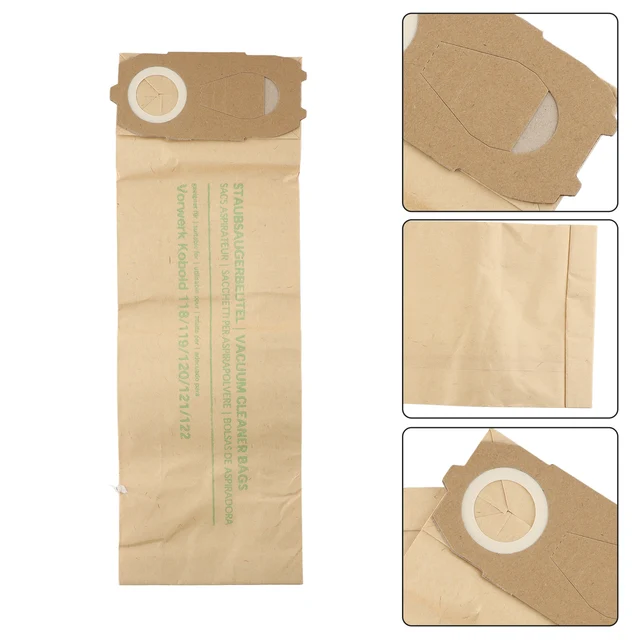 Kärcher Staubsaugerbeutel 20 Staubsaugerbeutel Für Vorwerk Kobold VK 118-122 – Hochleistungsfilter, 4 Mm, Von DISBA XS8117 Saugerbeutel Set