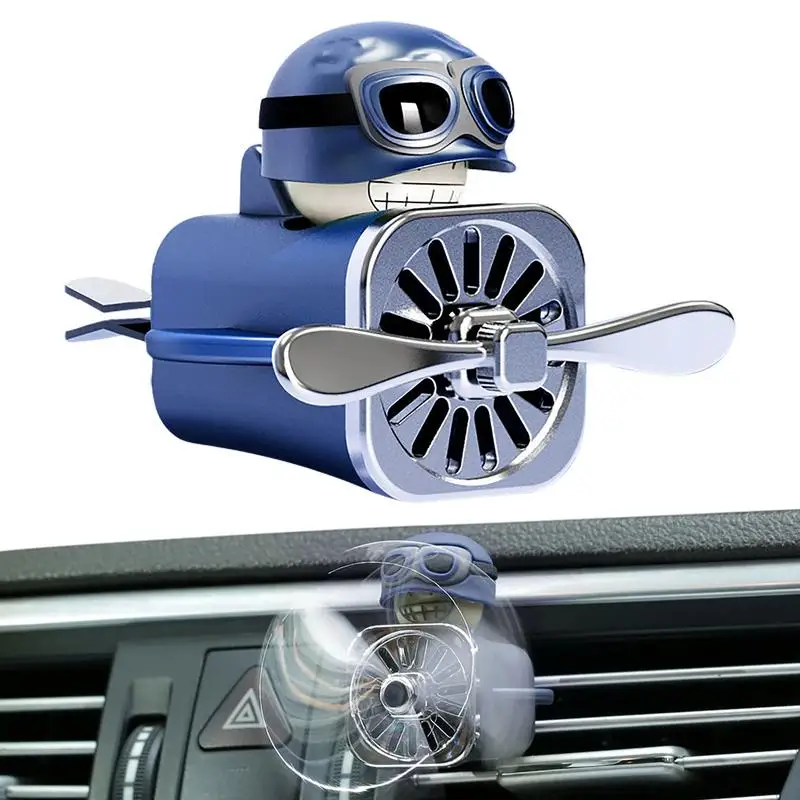 

Car Air Fresheners Pilot Air Outlet Fan Creative Car Perfume Decoration Gifts For Family Friends Colleagues Long-Lasting