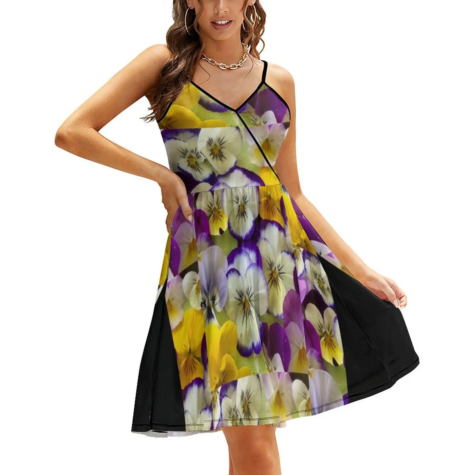 

Pretty Pansies Sling Dress dress for women summer summer dresses women 2024