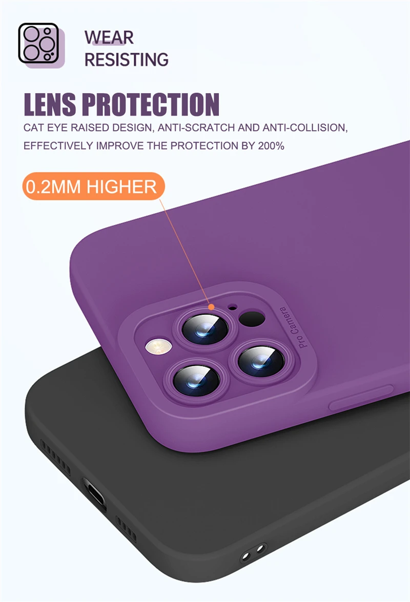 Liquid Silicone Phone Case For Iphone Models Protective Cover_voghion.com