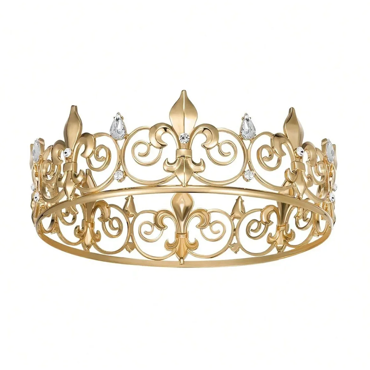 Elegant Royal Gold King Crown and Sash Set - Perfect for Birthday Celebrations and Special Occasions
