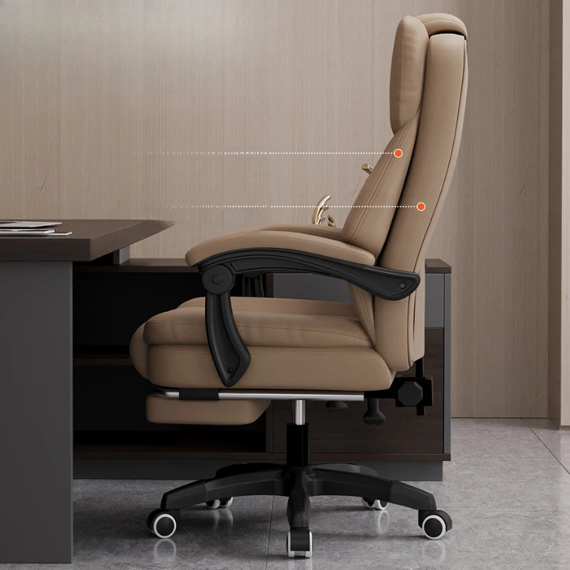 Comfortable Nordic Office Chair Computer Ergonomic Mobile Office Chair Executive Conference Metal Bureau Meuble Home Furniture 2