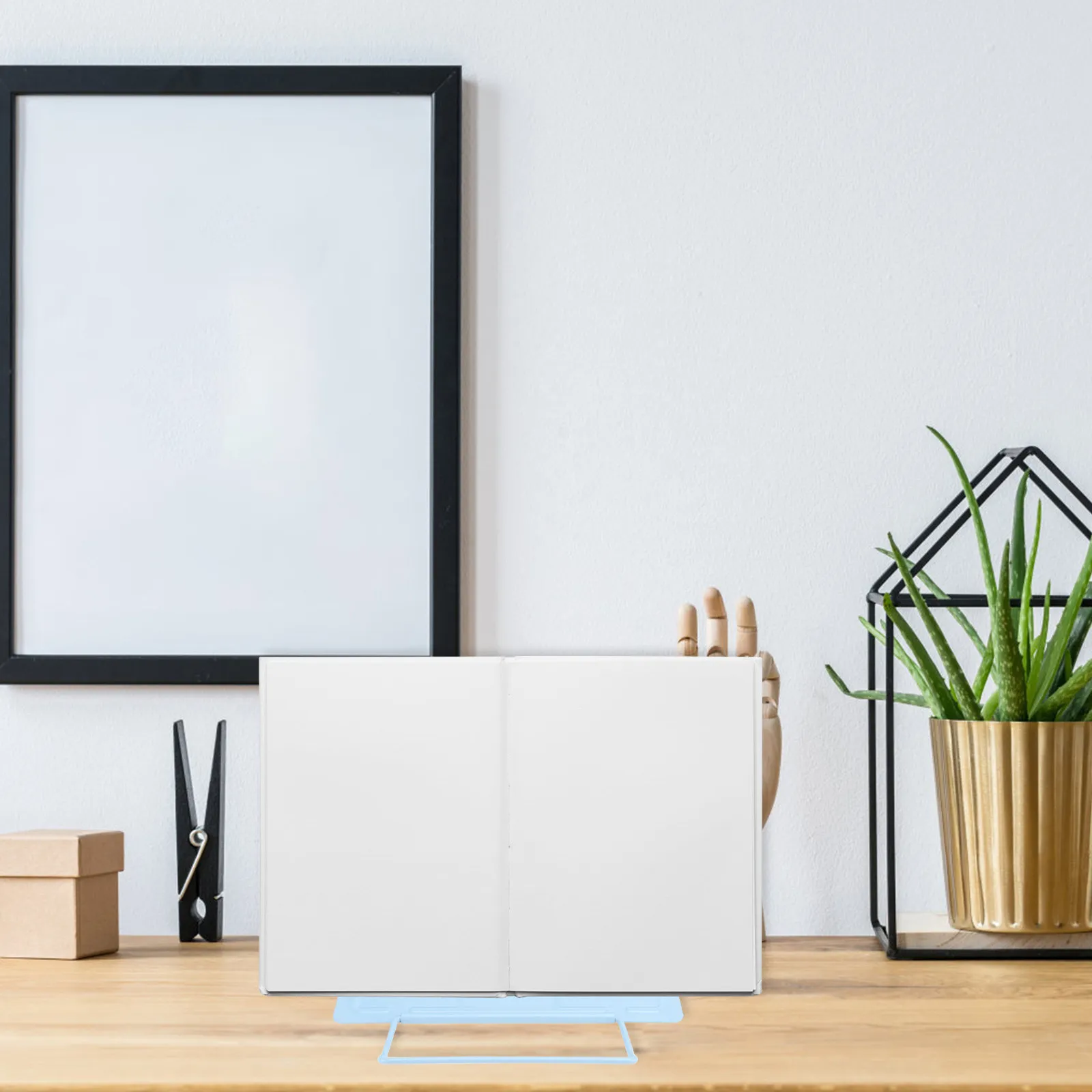 1Pcs 독서 스탠드 금속 튼튼한 A5 사이즈 독서 책장 다기능 데스크탑 음악 스탠드 홈 오피스 교실