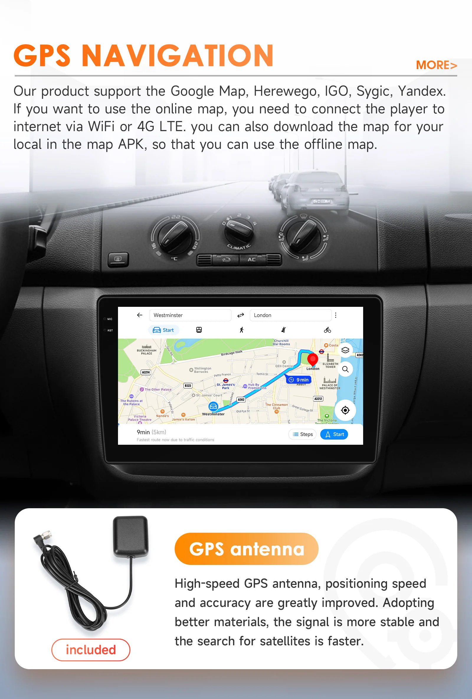 Hizpo 10,1 inch android autoradio für skoda fabia 2 2013-2018 multimedia player 2din head unit dsp gps carplay stereo navigation – Detail 29