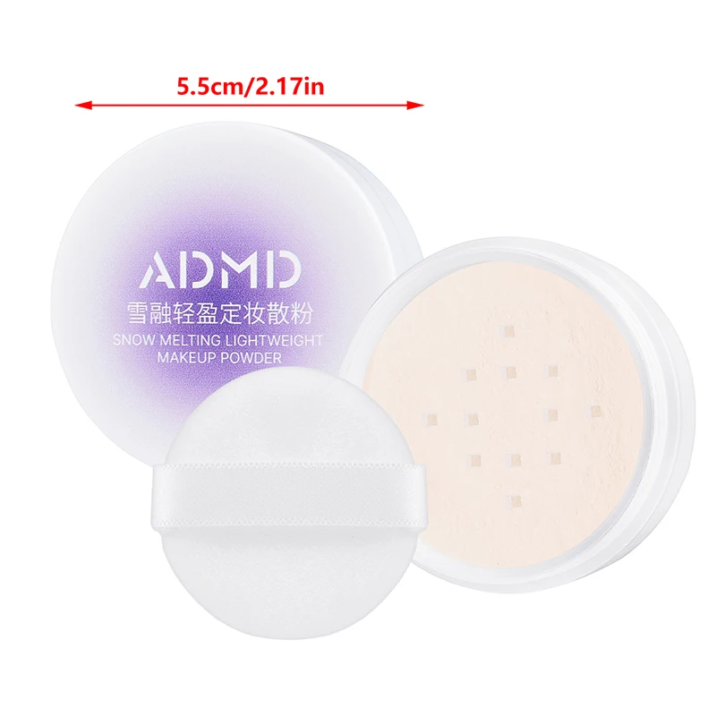 Makeup Finish Loose Setting Powder Translucent Natural Soft Face Powder Oil Control