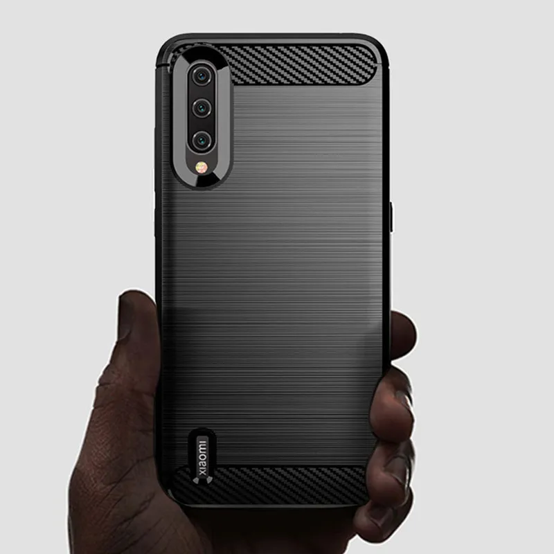 For Xiaomi A3 Mi A3 Case Soft Silicone Protective Back Cover for xaomi mia3 mi a3 Carbon Fiber Soft Phone Cases Coque Fundas 3