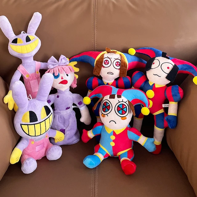 New The Amazing Digital Circus Pomni Jax Plush Cartoon Plushie Toys Theater  Rabbit Doll Stuffed Toys Children Christmas Gifts - AliExpress