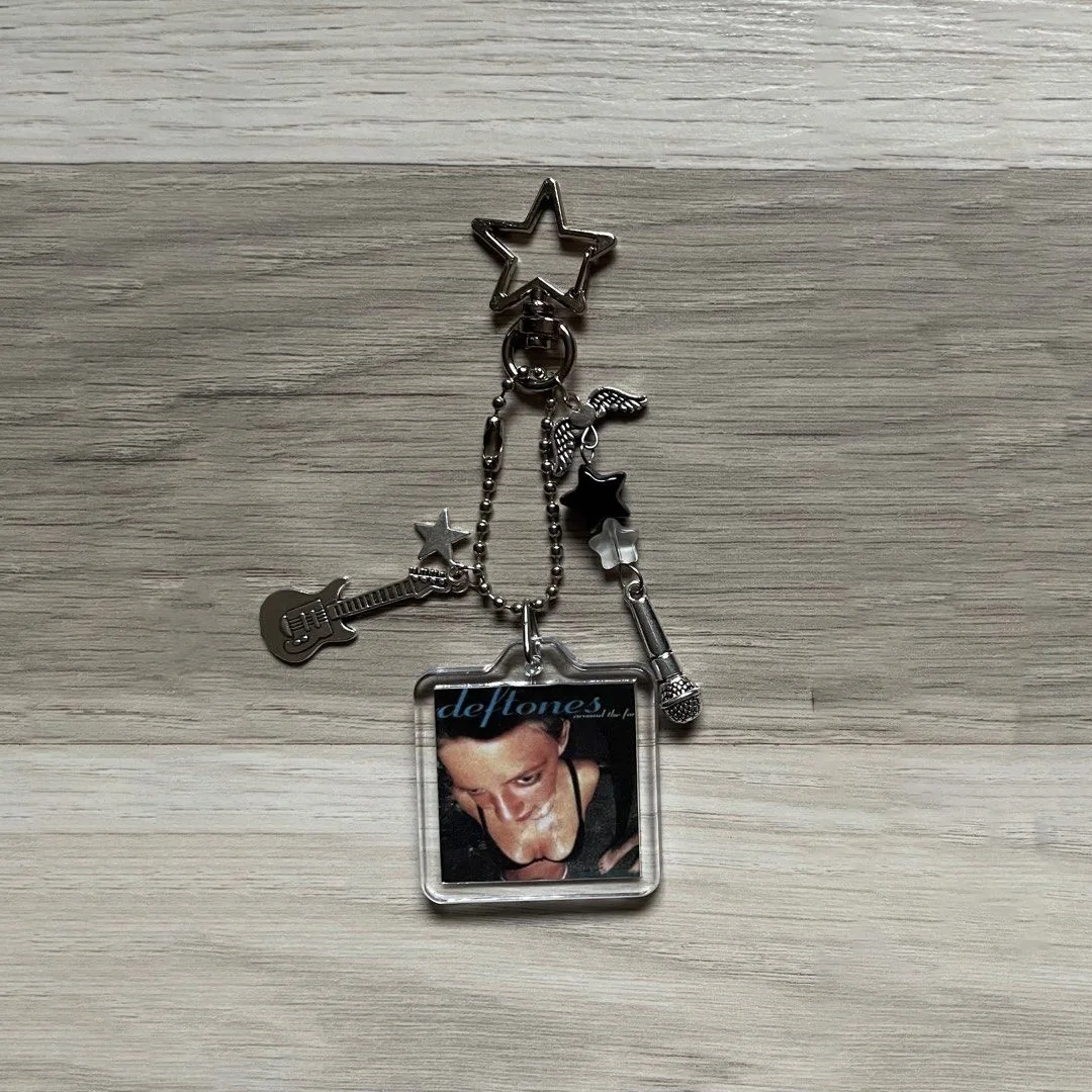 Handcrafted Deftones Themed Phone Charms & Keychains Collection
