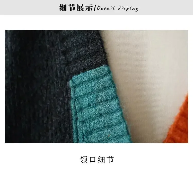 Korean Fashion Crop Sweater Women Vest Solid Loose Casual Sweater Vest Cable Knit Sweater Vest For Women Luxury Designer Tops