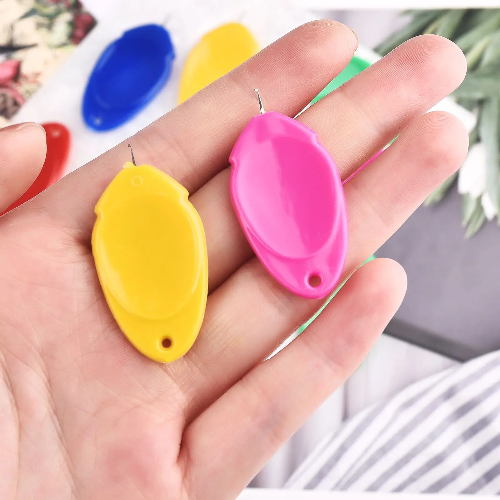 6/12PCS DIY Needle Threader Elderly Guide Easy Device Automatic Thread  Sewing Tools Handmade Sewing Accessories Punch Needle