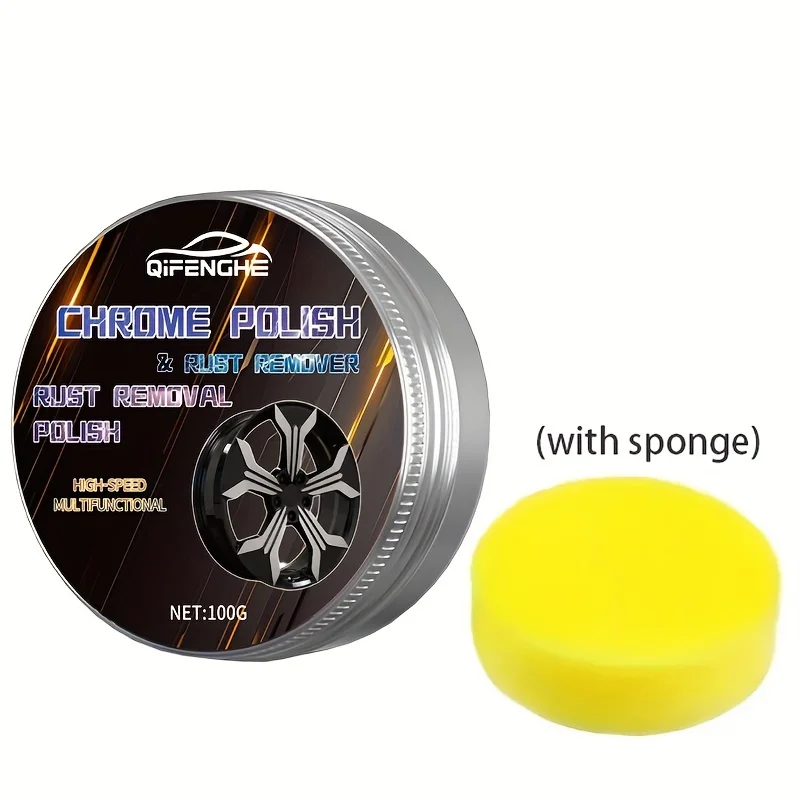 Automotive Chrome Plated Rust Removal Polishing Paste High Speed Multi Functional Long Lasting Metal Surface Gloss Protection