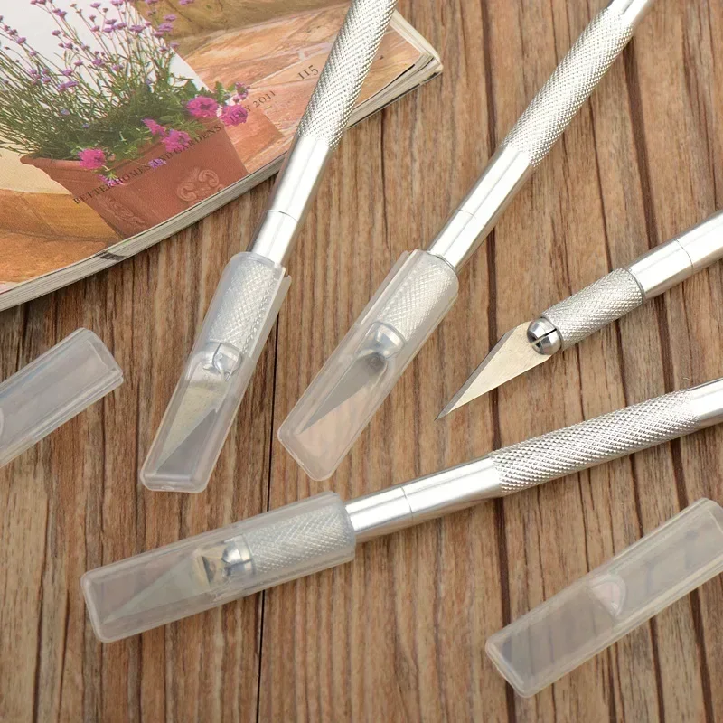 1 Set Stainless Steel Silver Carver Penknife Soft Making Puppet Pottery DIY Accessories Clay Sculpture Tool polymer clay tools,pottery tools,clay sculpting tools,pottery sculpting tools,clay craft tool