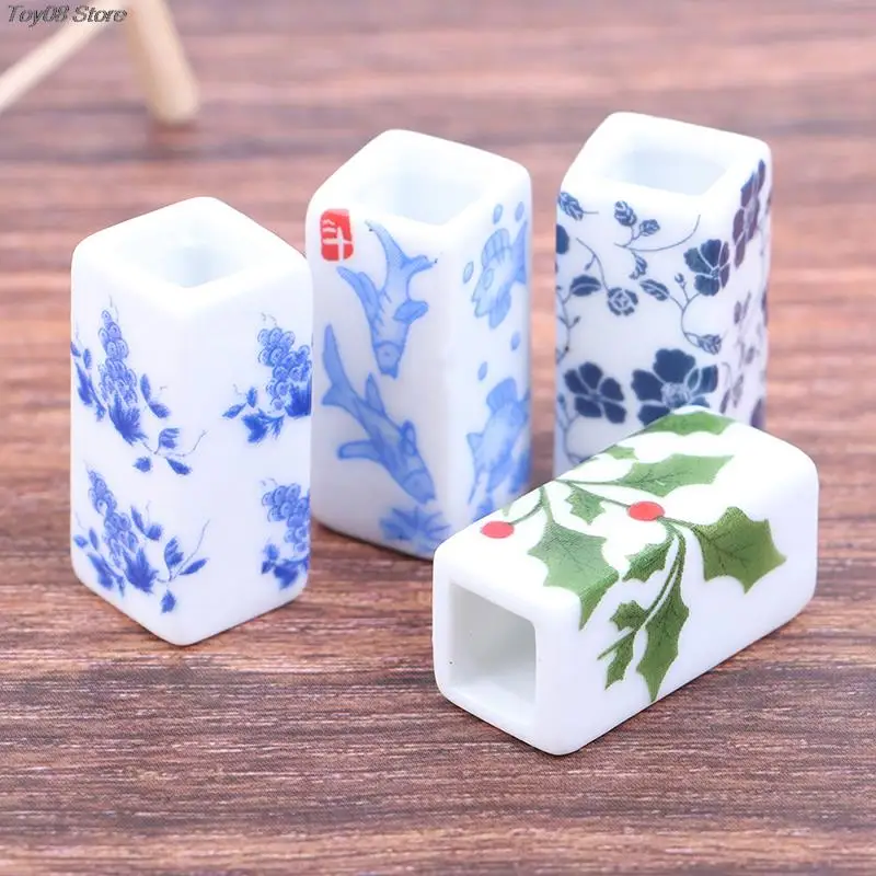 

1:12 Dollhouse Miniature Chinese Ceramics Chopsticks Tube Tableware Model Kitchen Furniture Toy Doll House Living Scene Decor