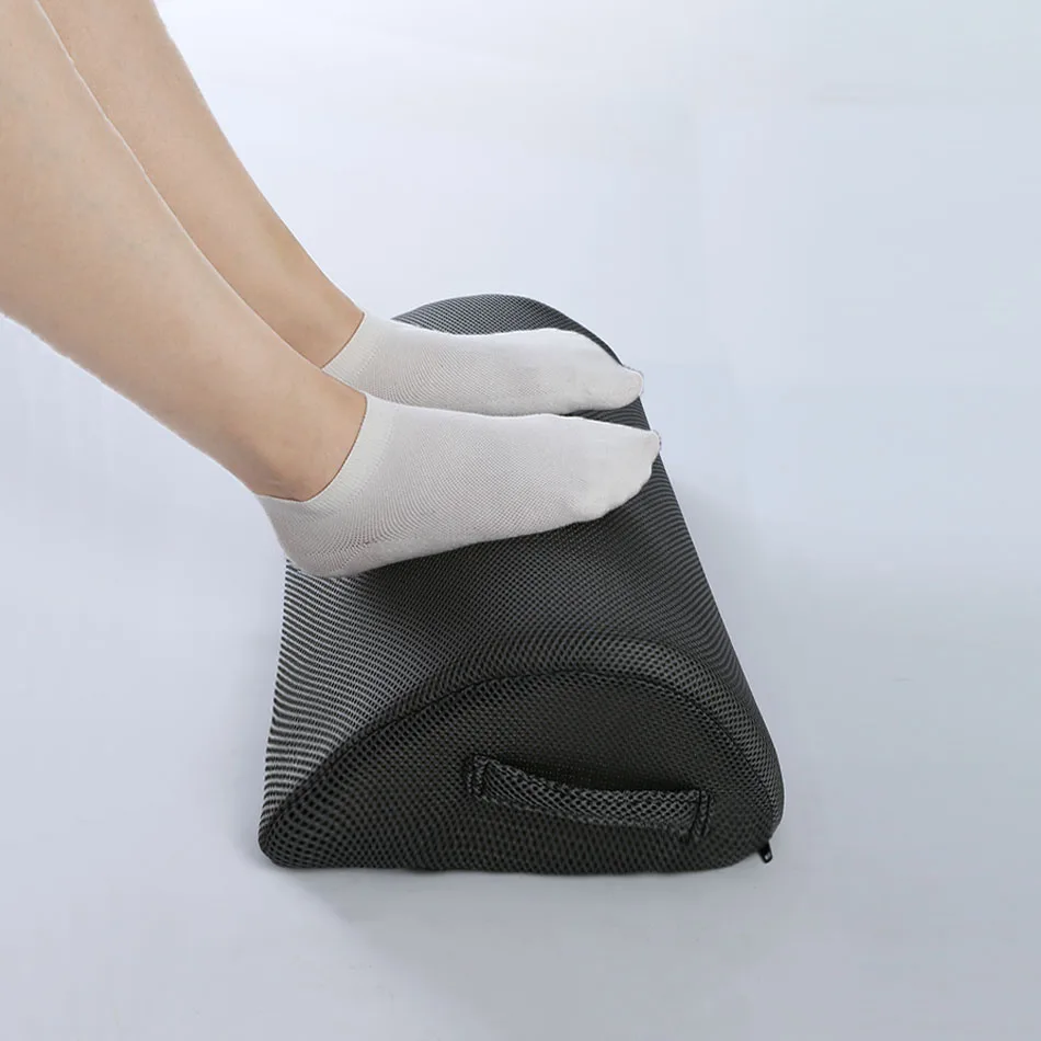 DropshapedFootrestBreathableSoftMassageFootPillowPortableHome