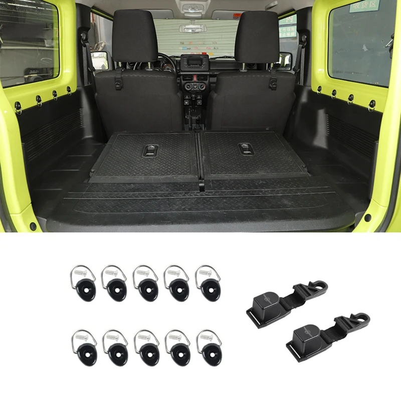 

Новинка-для Suzuki Jimny 2019 2020 2021 2022 2023 искусственный крючок на подголовник, пряжка для заднего ящика, винтовой крючок, аксессуары