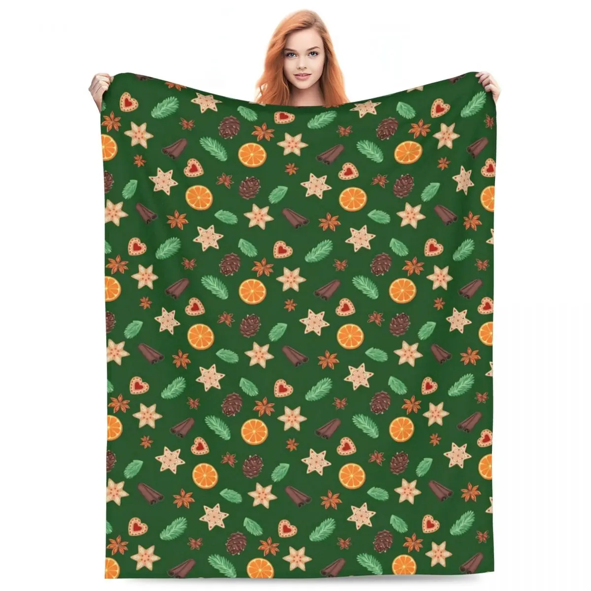 

Рождественские сосновые конусы фланелевое одеяло праздничный осенний принт мягкое прочное постельное белье Пледы для кушетки кровати графическое покрывало на кровать