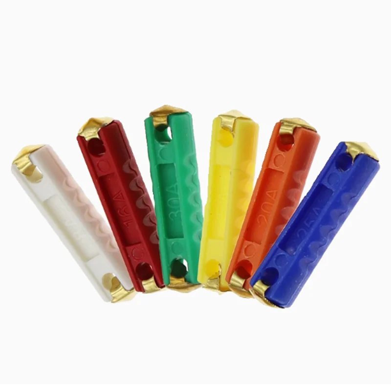 10PCS GBC East European car fuse Horizontal fuse Torpedo 5A8A16A20A25A30A