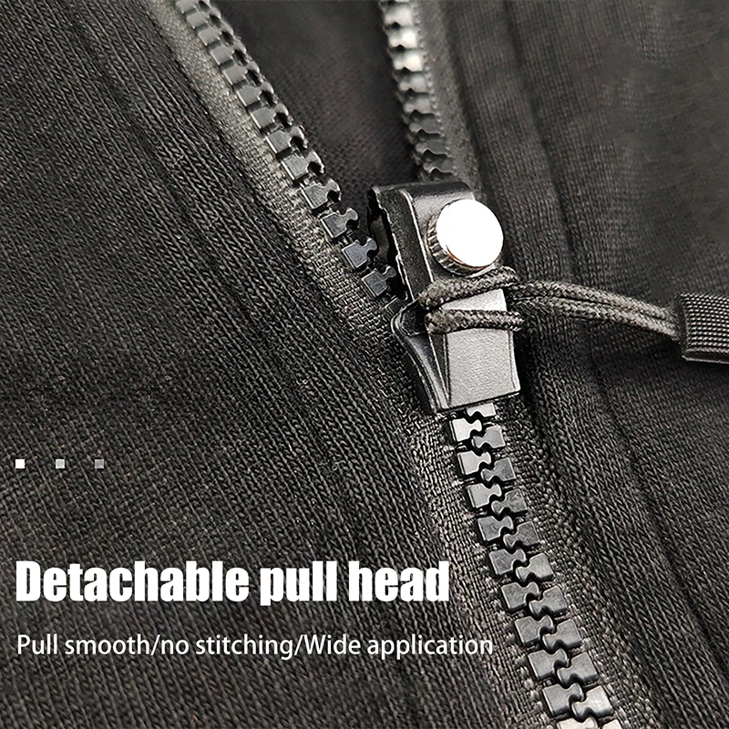 1pcs/2PCS Zipper Repair Kit Universal Instant Zipper Puller Sliding Teeth Rescue Plastic Head DIY Bag Clothes Accessories