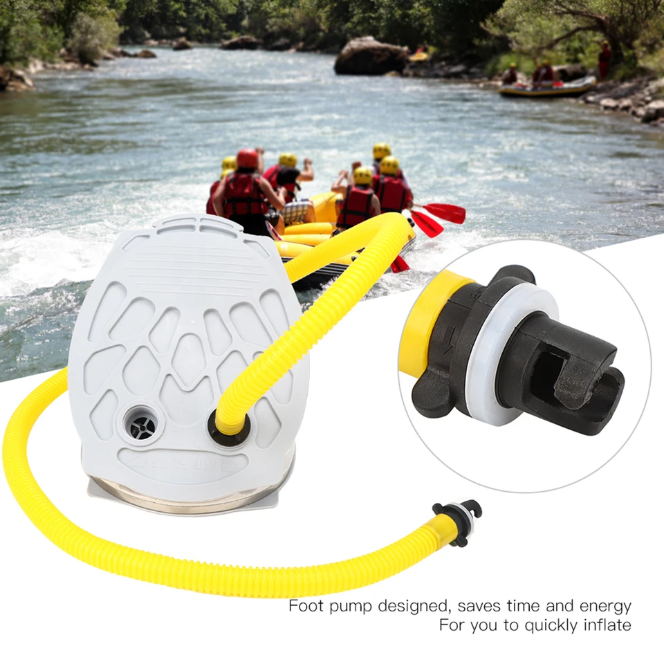 Bomba De Aire De Pie Portátil – Compacta Y Ligera, Ideal Para Barcos Inflables, Kayaks Y Botes De Pesca