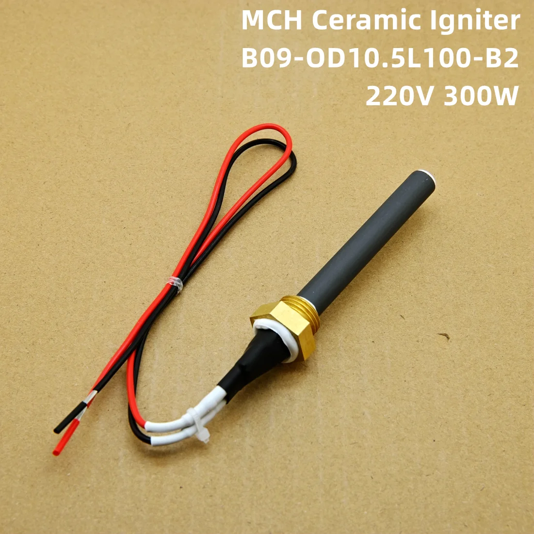 G3/8 Ceramic pellet igniter 220v 300w Kitchen accessories Quick ignition high temperature resistant long-lasting ignition rod