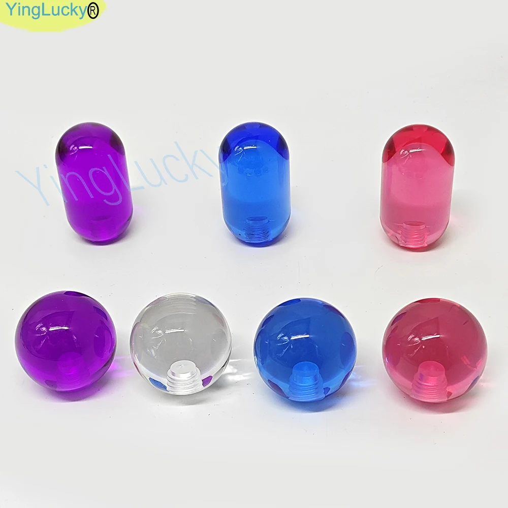 Clear Ball Top NOBI Head Bullet Cover Handle for Arcade Joystick DIY Projects