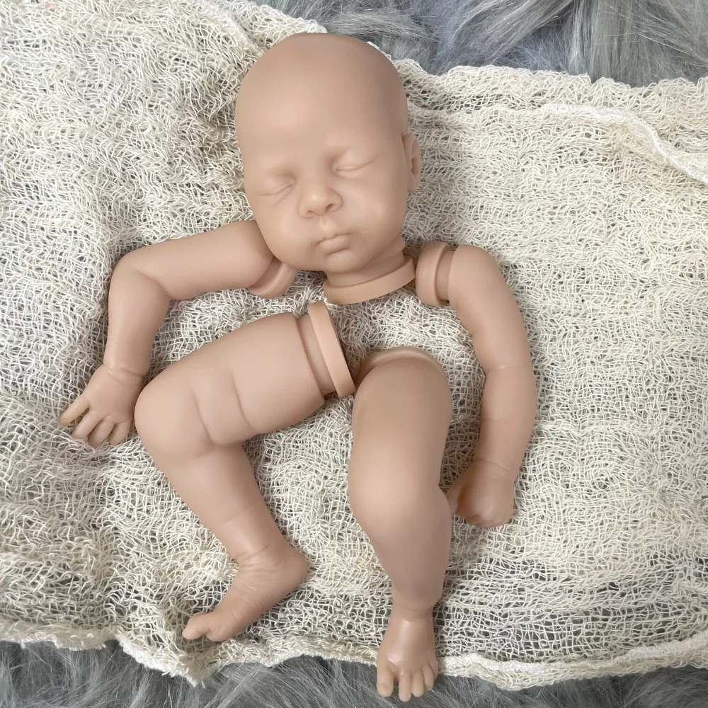 Mini bebe reborn kit 12 Inches Reborn Baby Vinyl Doll Kit Unpainted Unassembled Doll Parts DIY Blank Reborn Kit