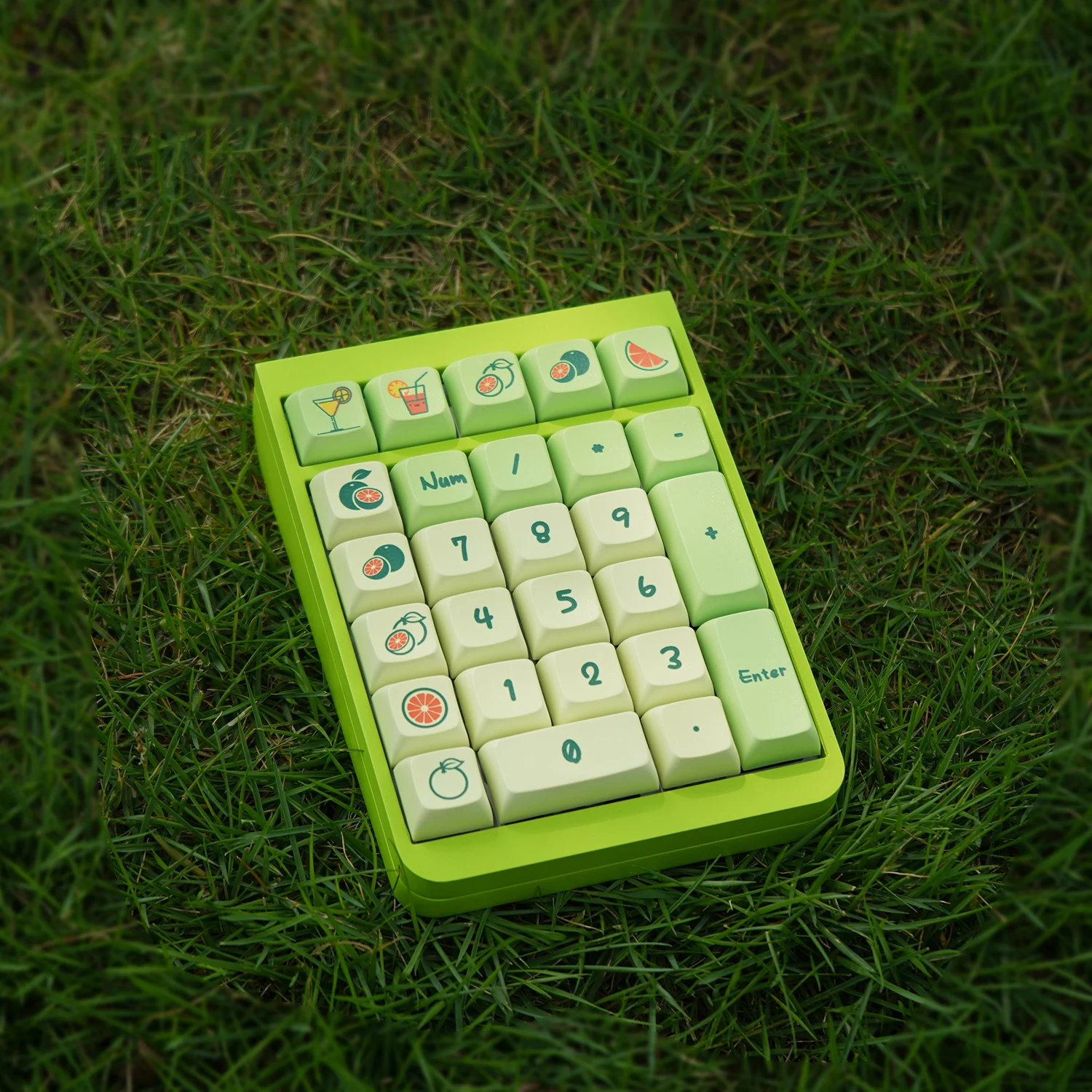 Idobao-teclado mecânico personalizado, id27, alumínio, qmk via