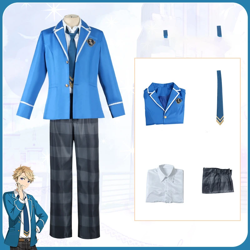 

Ensemble Stars Cosplay Clothing Hidaka Hokuto Akehoshi Subaru Yuuki Makoto Isara Mao Men Women JK Uniform Cosplay Event Suit