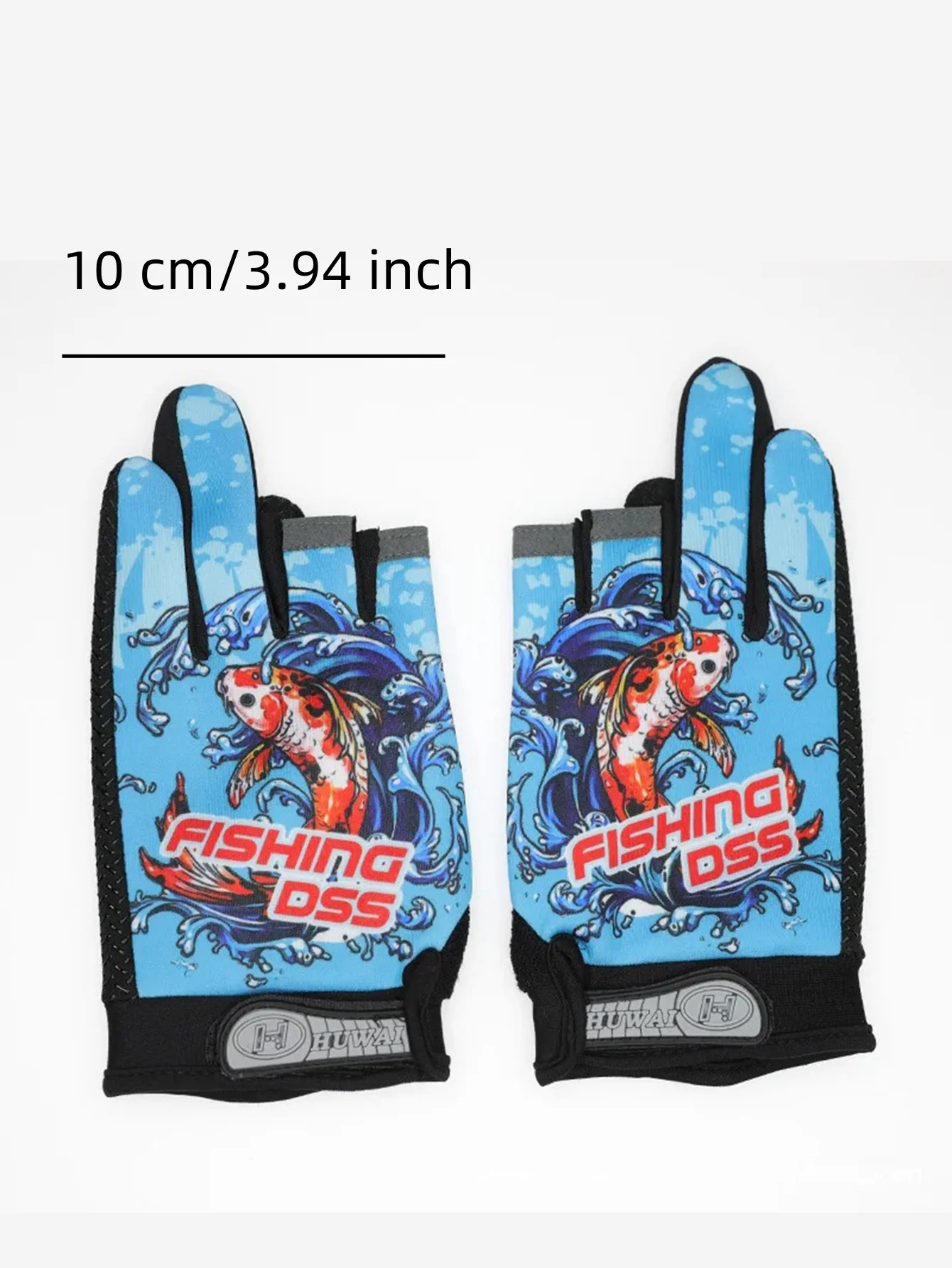 men Fishing Gloves Carp Three-Finger Summer Spring Sun Protection Fishing Accessories Non-slip Sports Breathable