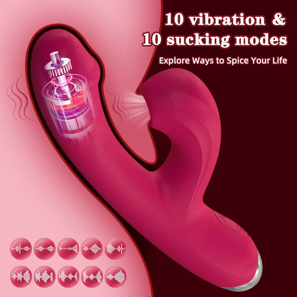 Vibrateur rabbit chauffant stimulation clitoridienne et point g_voghion.com