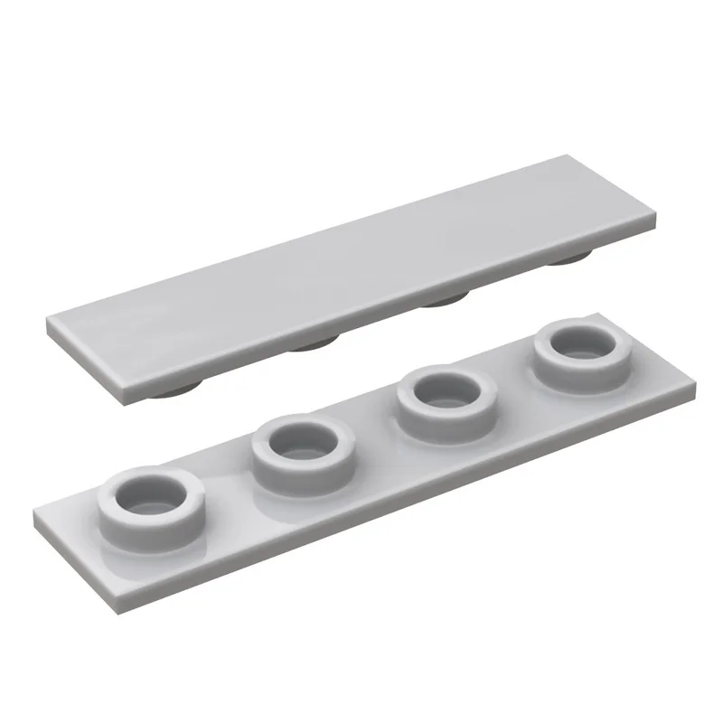 MOC 10PCS 특수 2431W 보드 1x4 빌딩 블록 키트 평면 얇은 플레이트 섀시 고정 벽돌 입자 DIY 장난감 어린이 키즈 선물