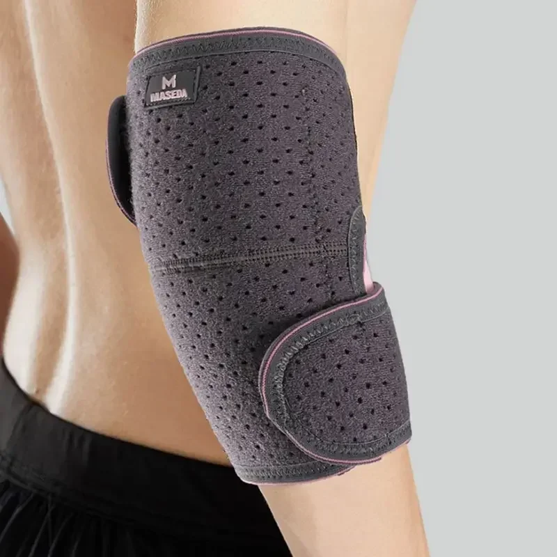 1Pcs Sports elbow Pads Arm Warmers Strap Protector Elbow Pressure Hand Protector Comfortable Breathable Fitness Arm Sleeves Men